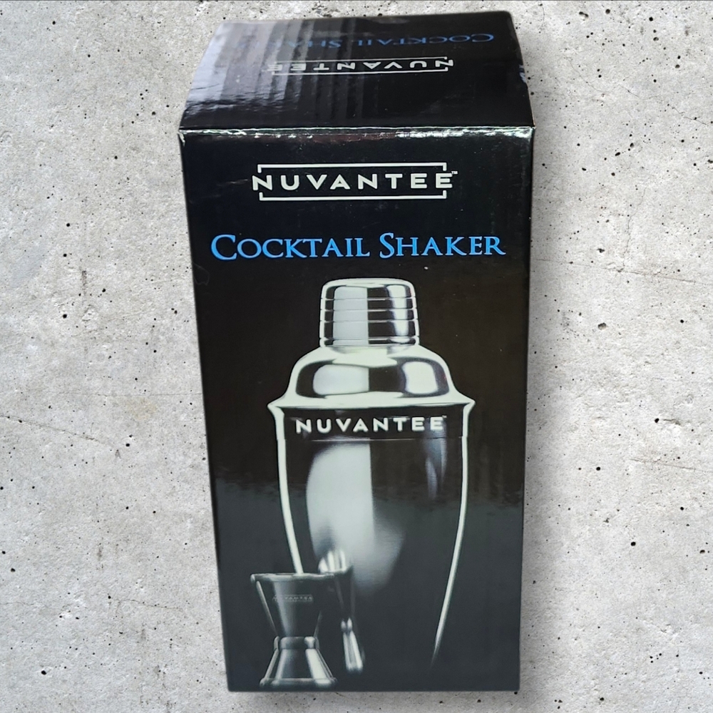 🆕️ NUVANTEE Silver Cocktail Shaker
